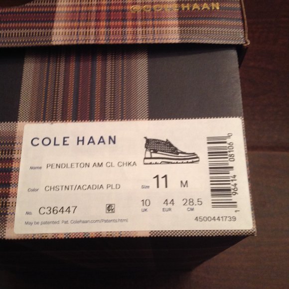 Cole Haan Pendleton American Classic Chukka Boots - 11M - New in Box - Picture 14 of 15
